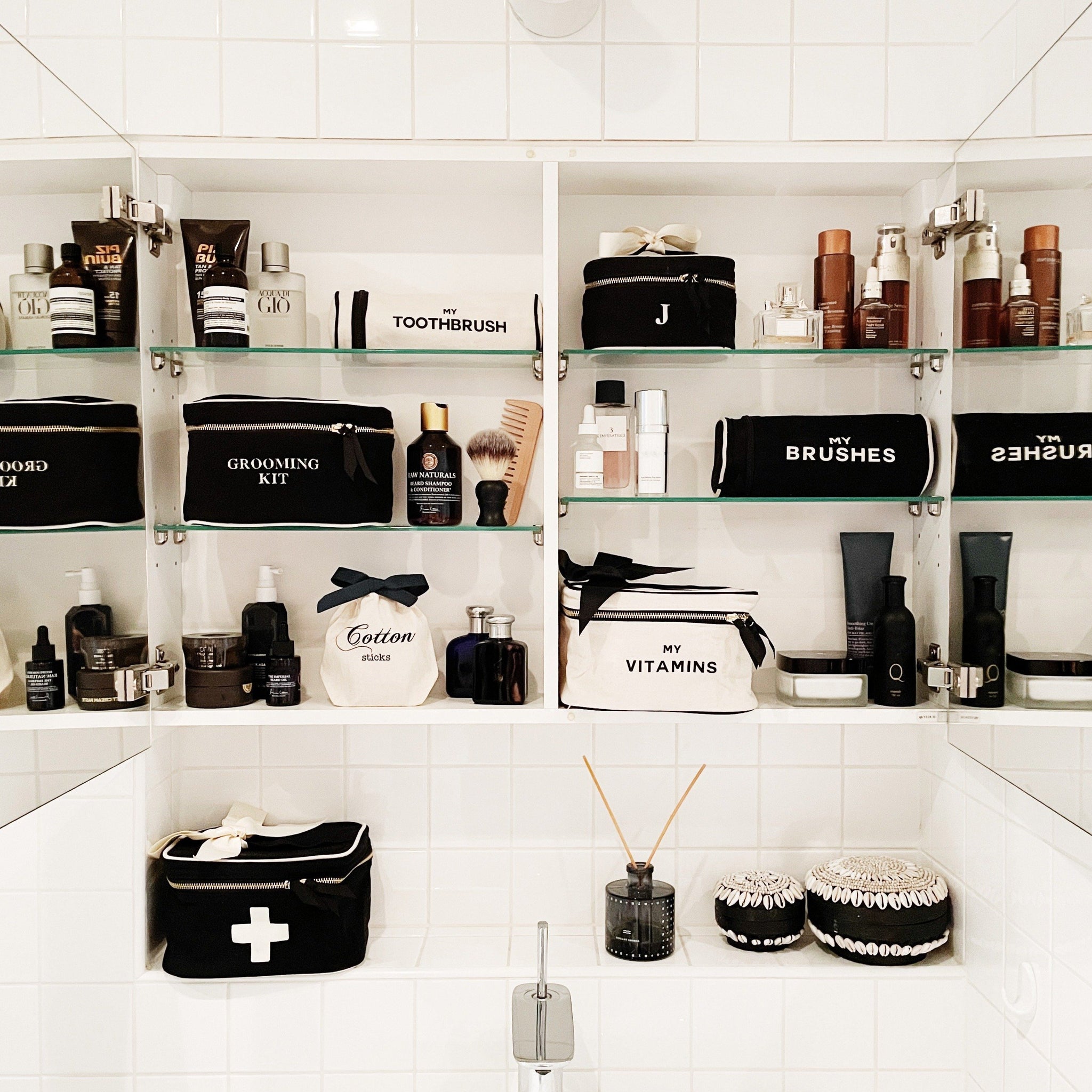 The best bathroom organization — Bag-all Journal