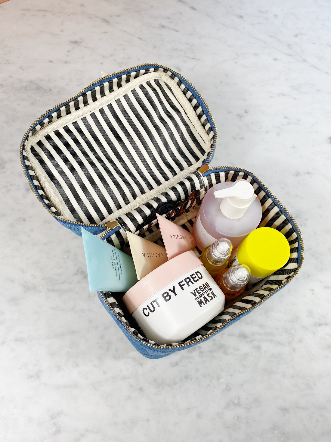 New Denim My Makeup Cosmetic Box: A Must-Have for Your Beauty Routine