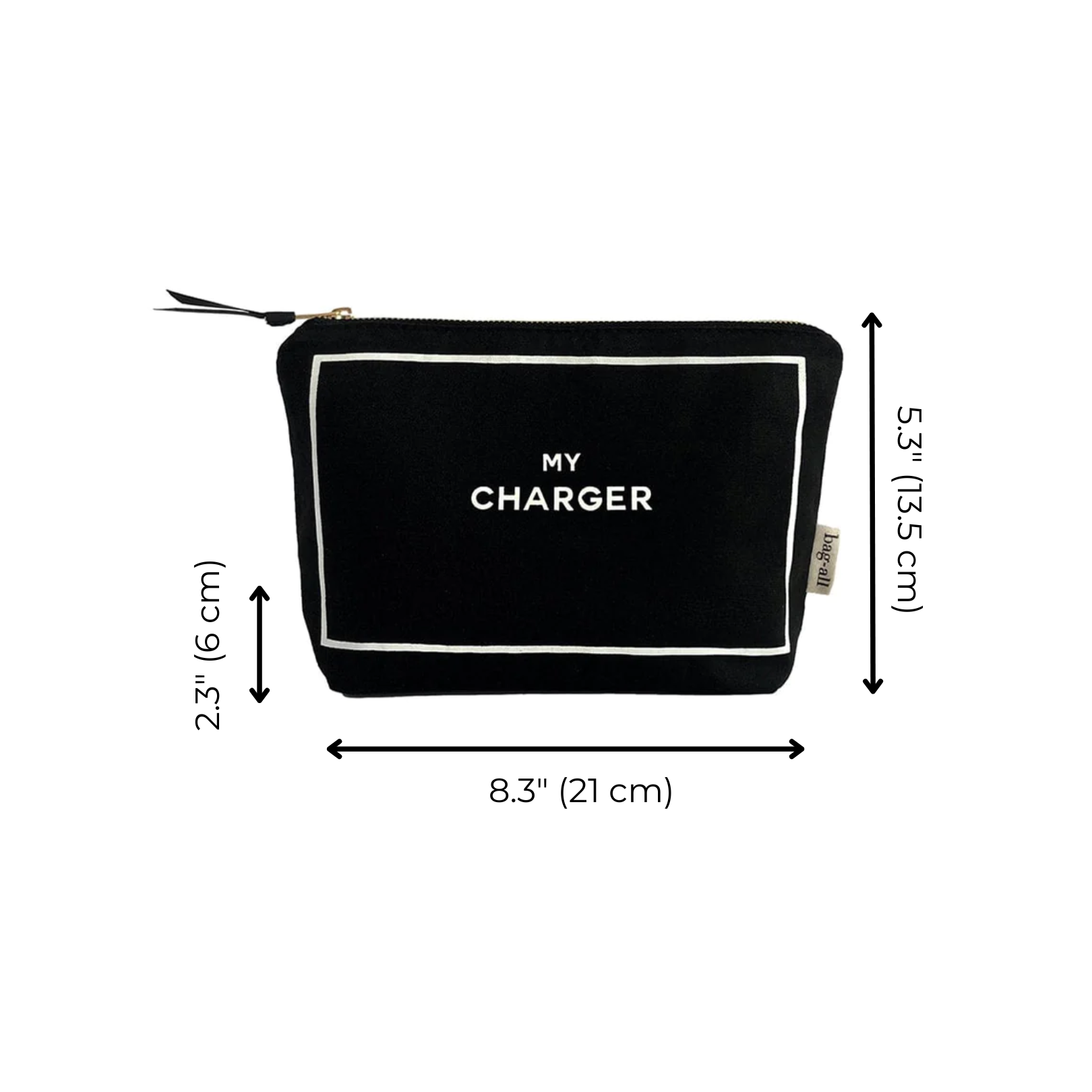 Charger Pouch, Black | Bag-all