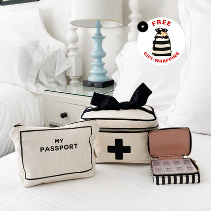 First Aid Travel Gift Set Deal 3-Pack, Cream