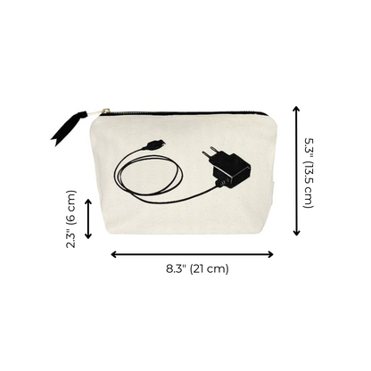 Charger Pouch, Cream | Bag-all