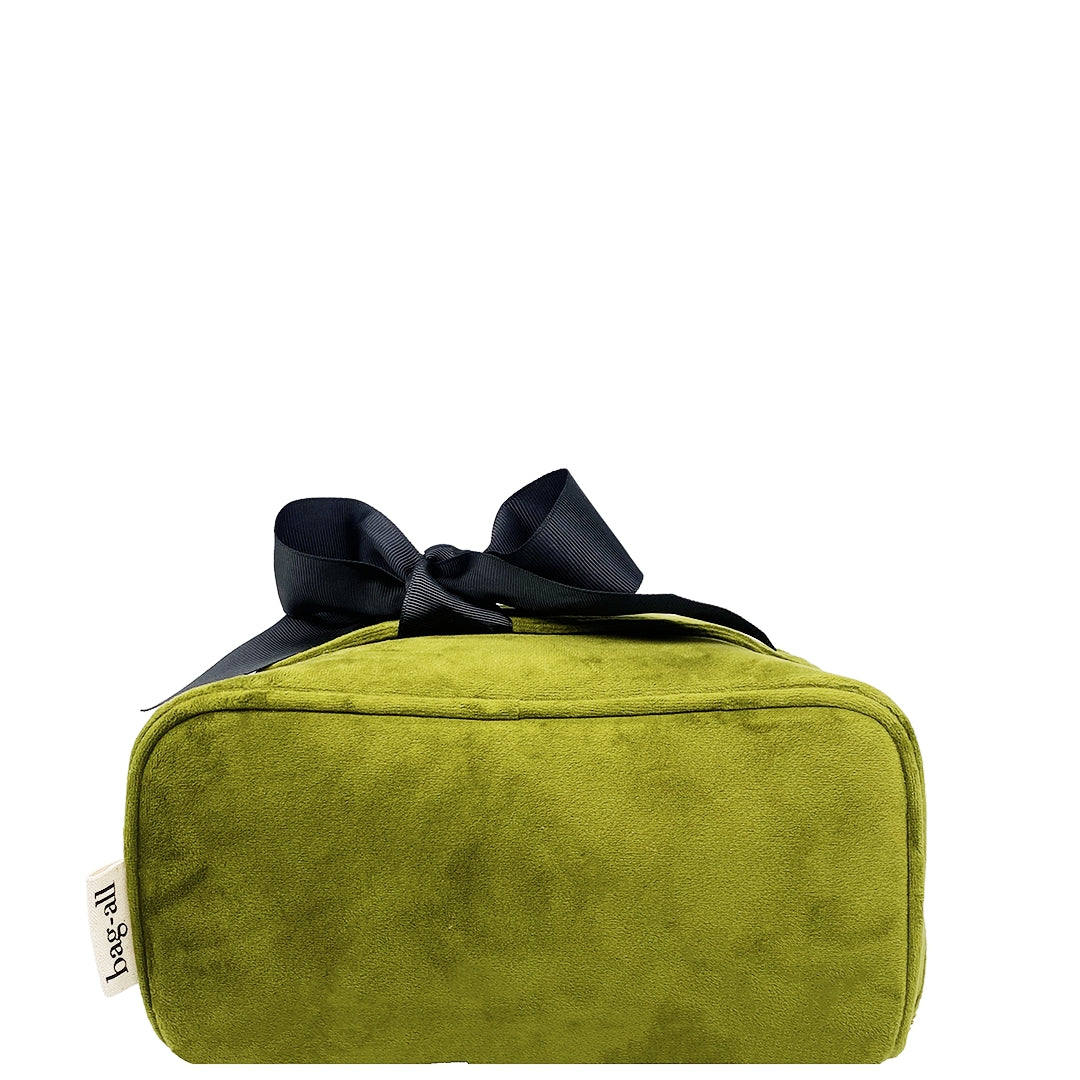 Accordion Box Makeup & Toiletry, Green Velvet | Bag-all