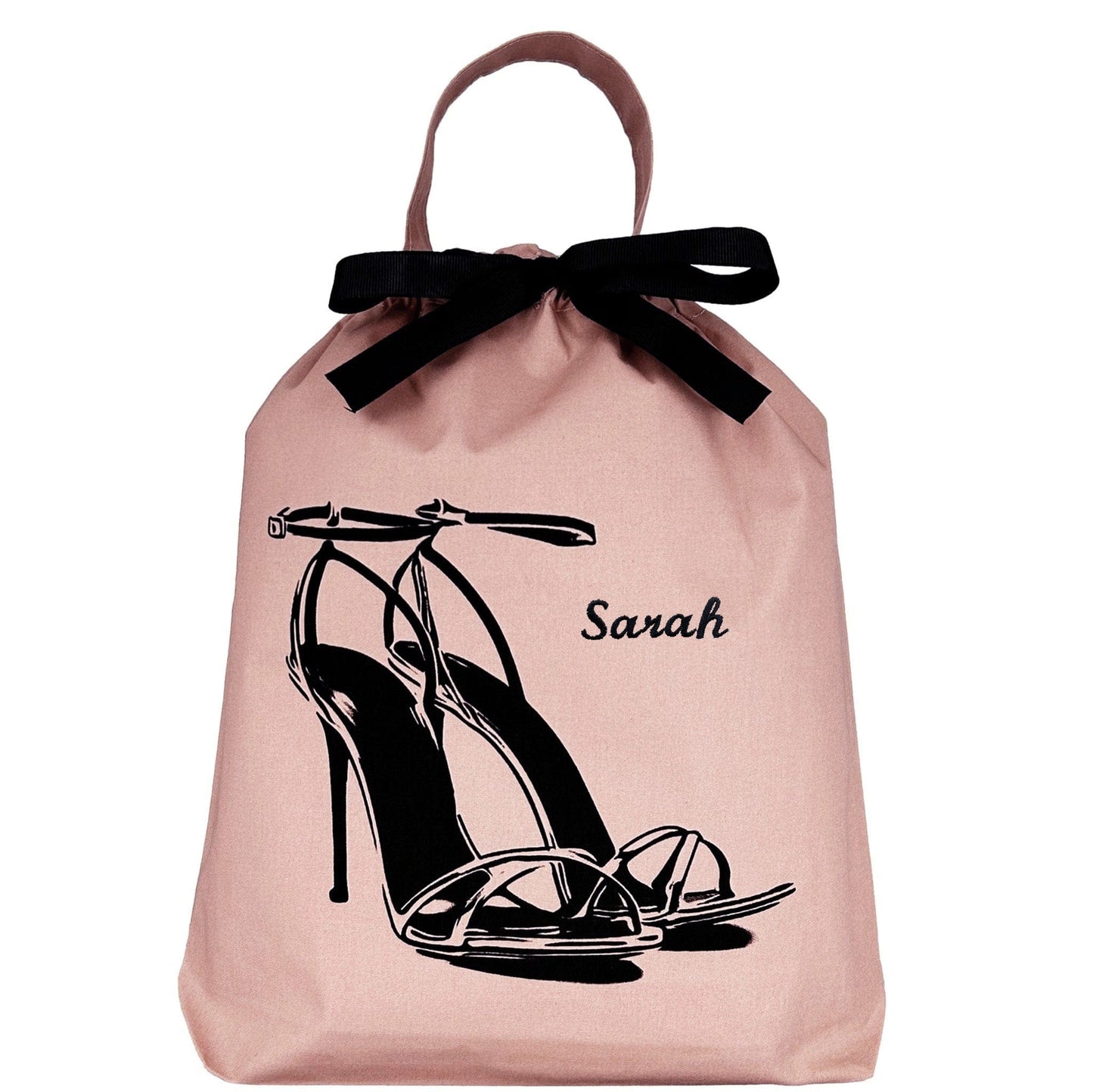 High Heel Sandal Shoe Bag, Pink/Blush | Bag-all