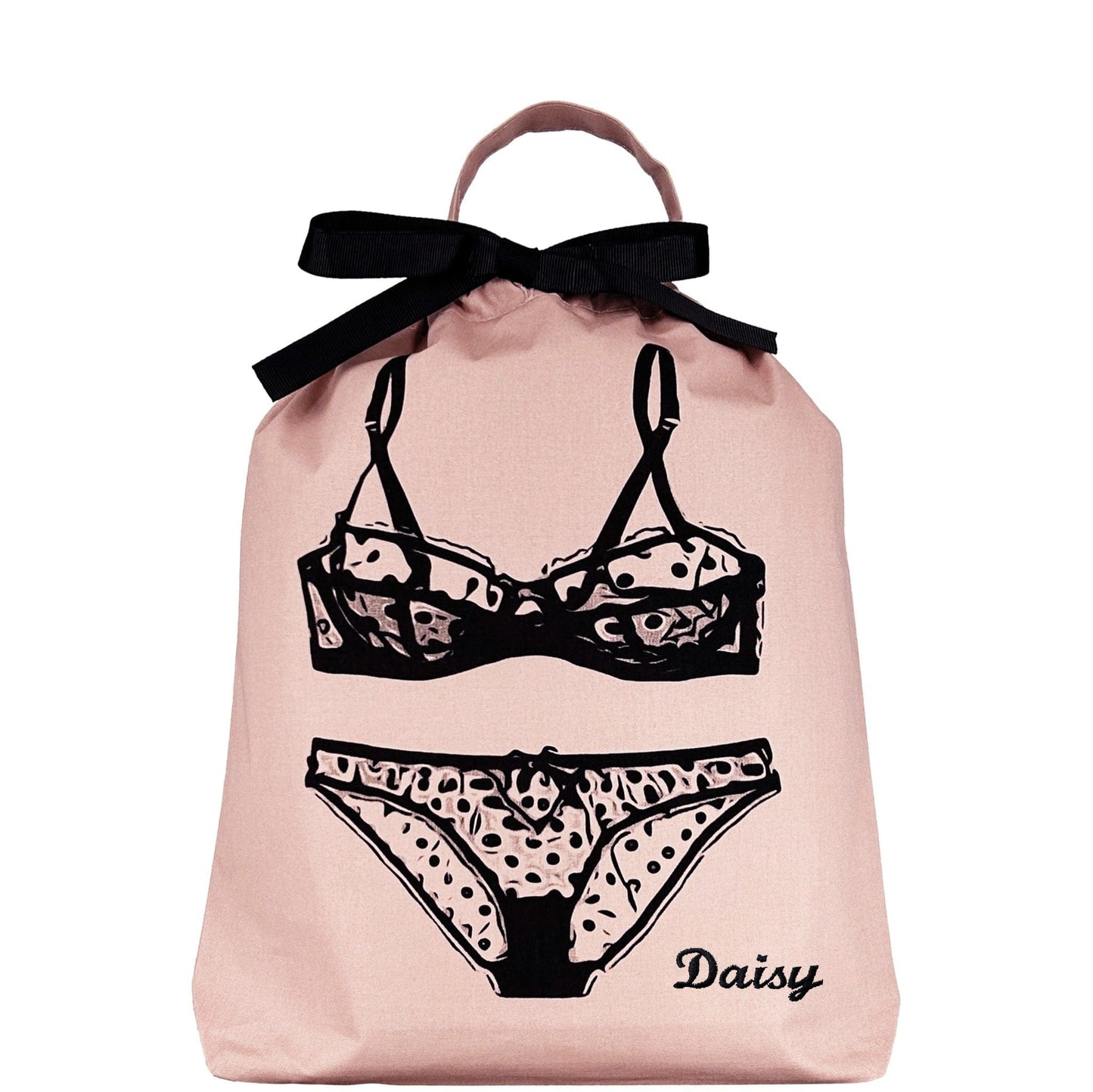 Polkadot Lingerie Travel Bag, Pink/Blush | Bag-all