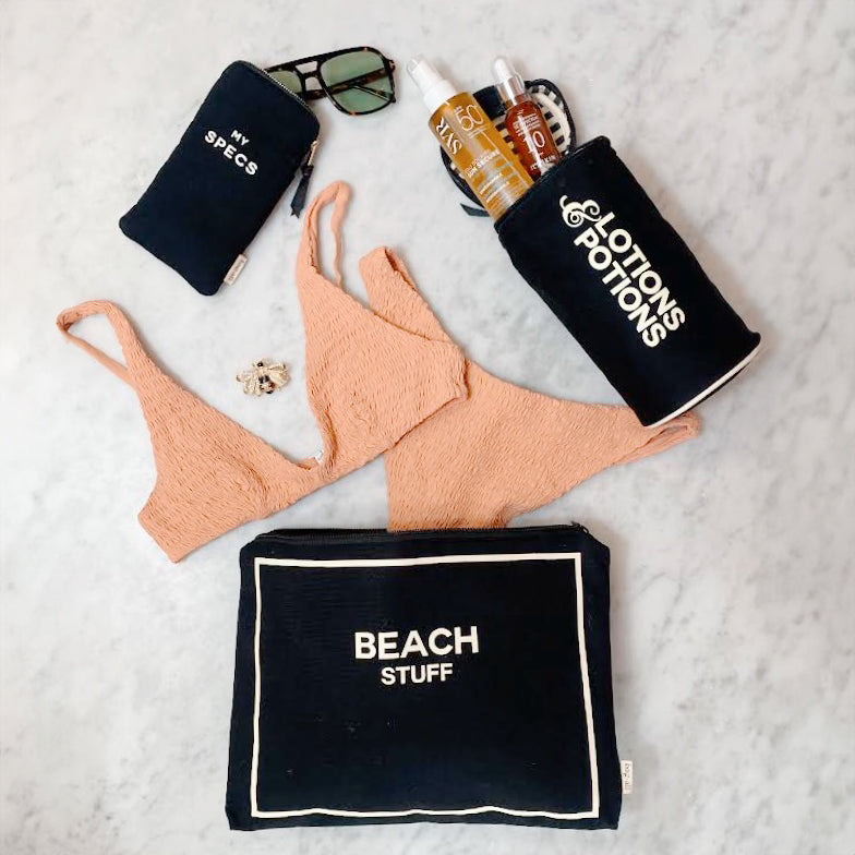 Beach Buddy Gift Set, 3-pack, Black | Bag-all