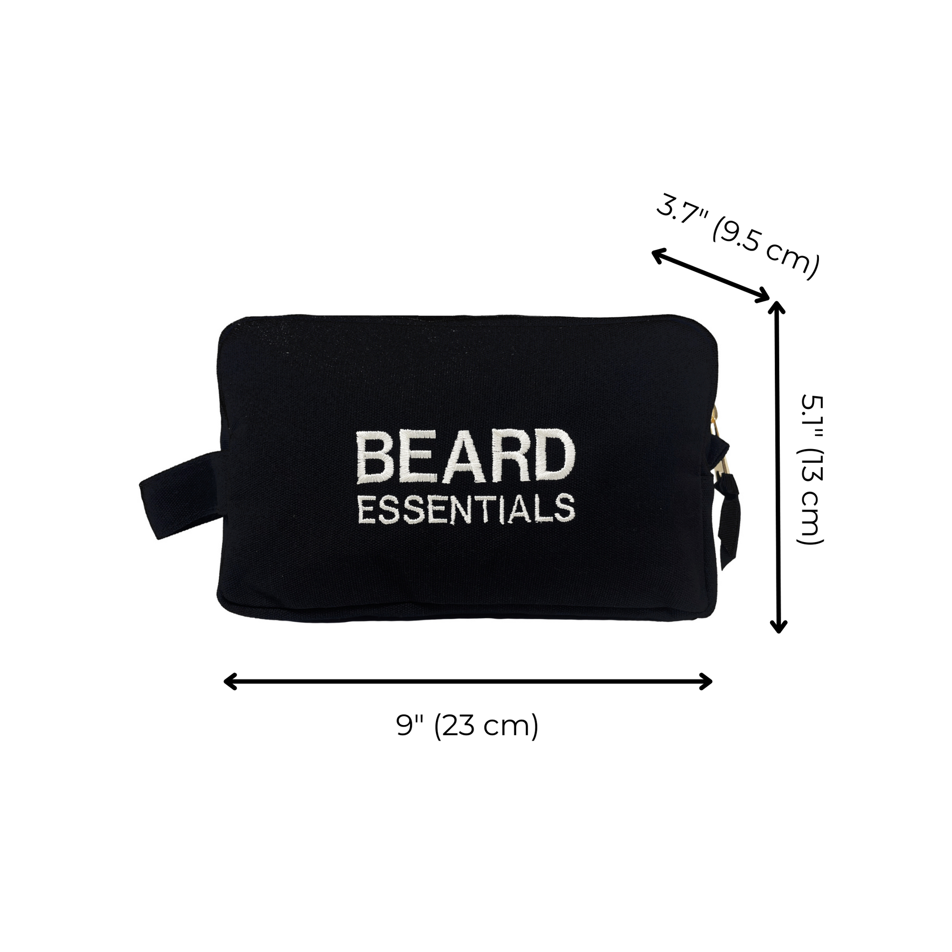 Beard Essentials Pouch, Black | Bag-all