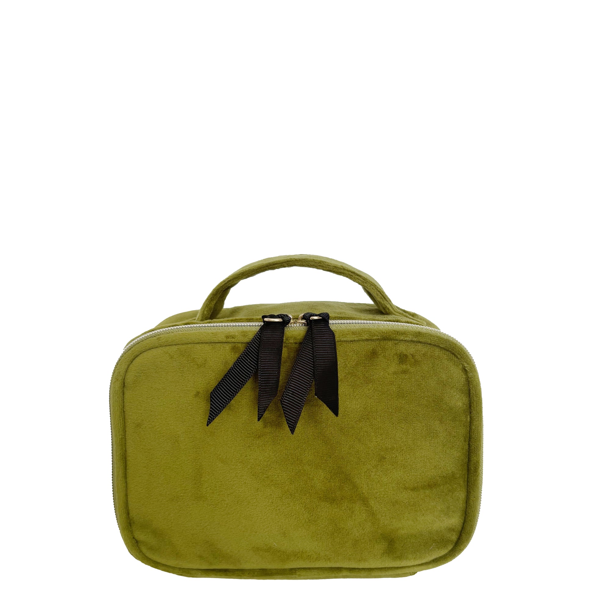 Small Beauty Box, Green Velvet | Bag-all