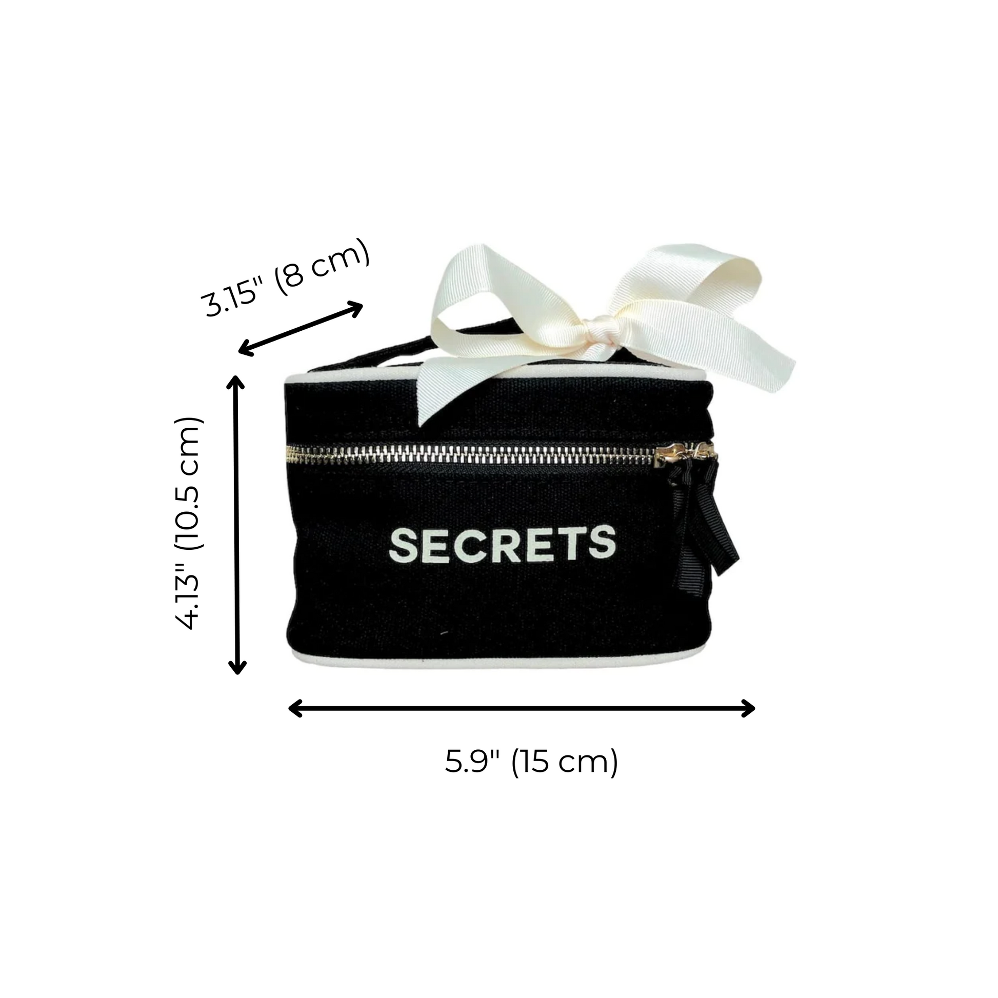 Mini Beauty Box for Secrets, Black | Bag-all