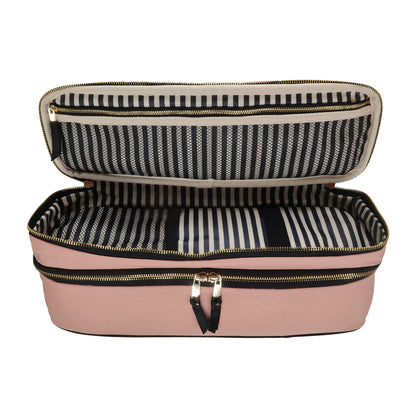 Double Hair Tools Travel Case, Pink/Blush | Bag-all