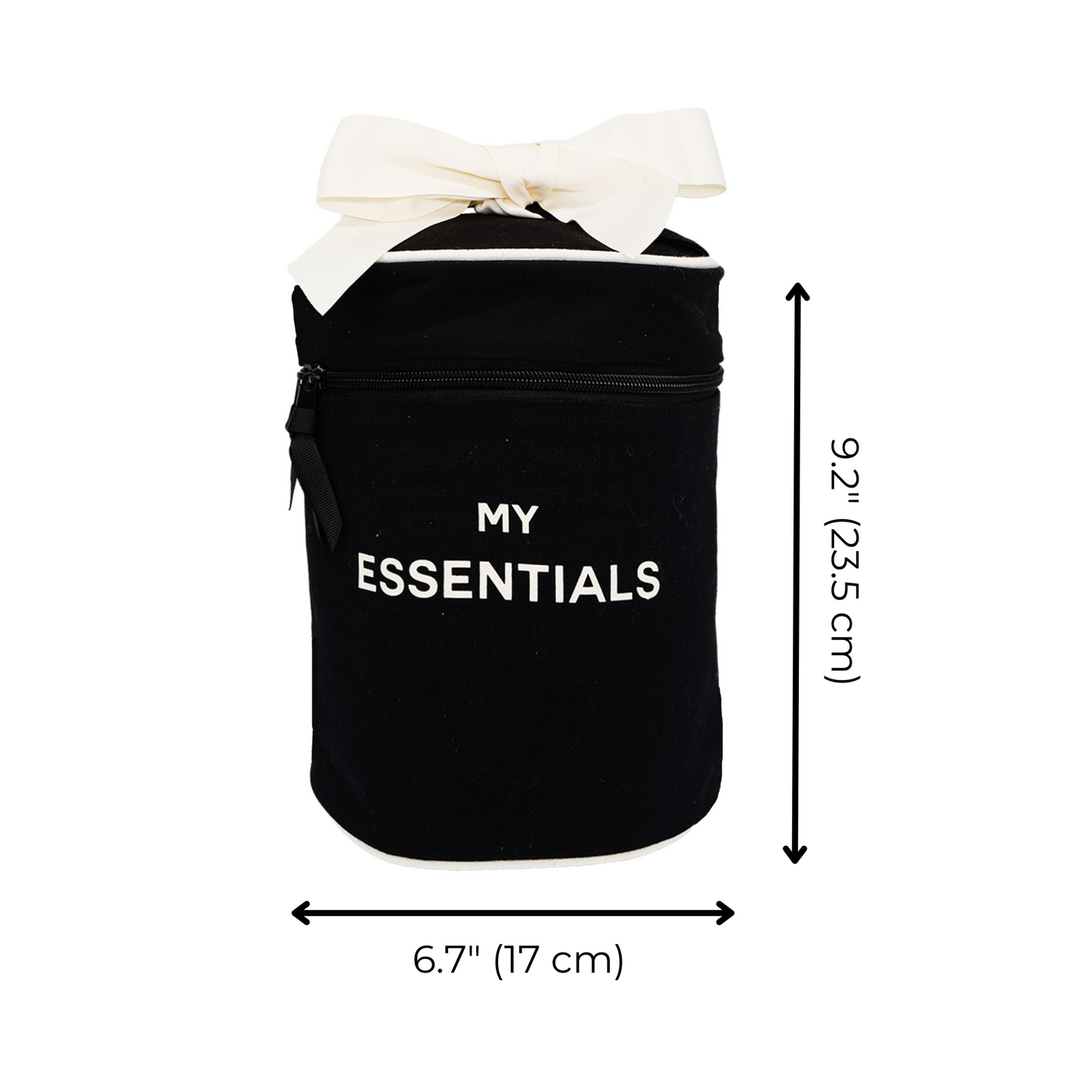 Large Round My Essentials Case, Black | Bag-all