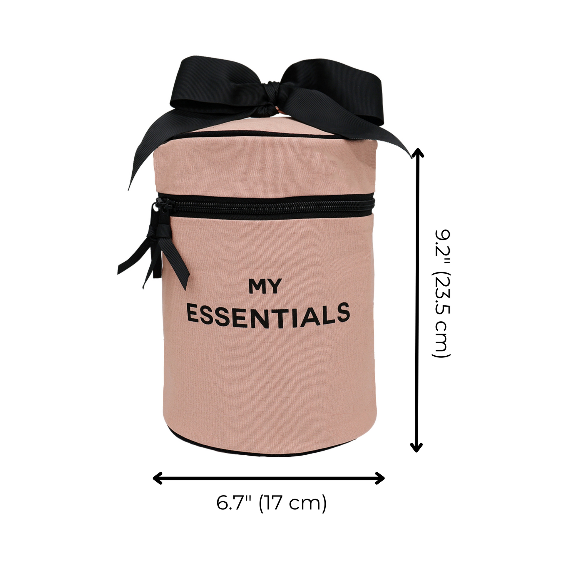 Large Round My Essentials Case, Pink/Blush | Bag-all