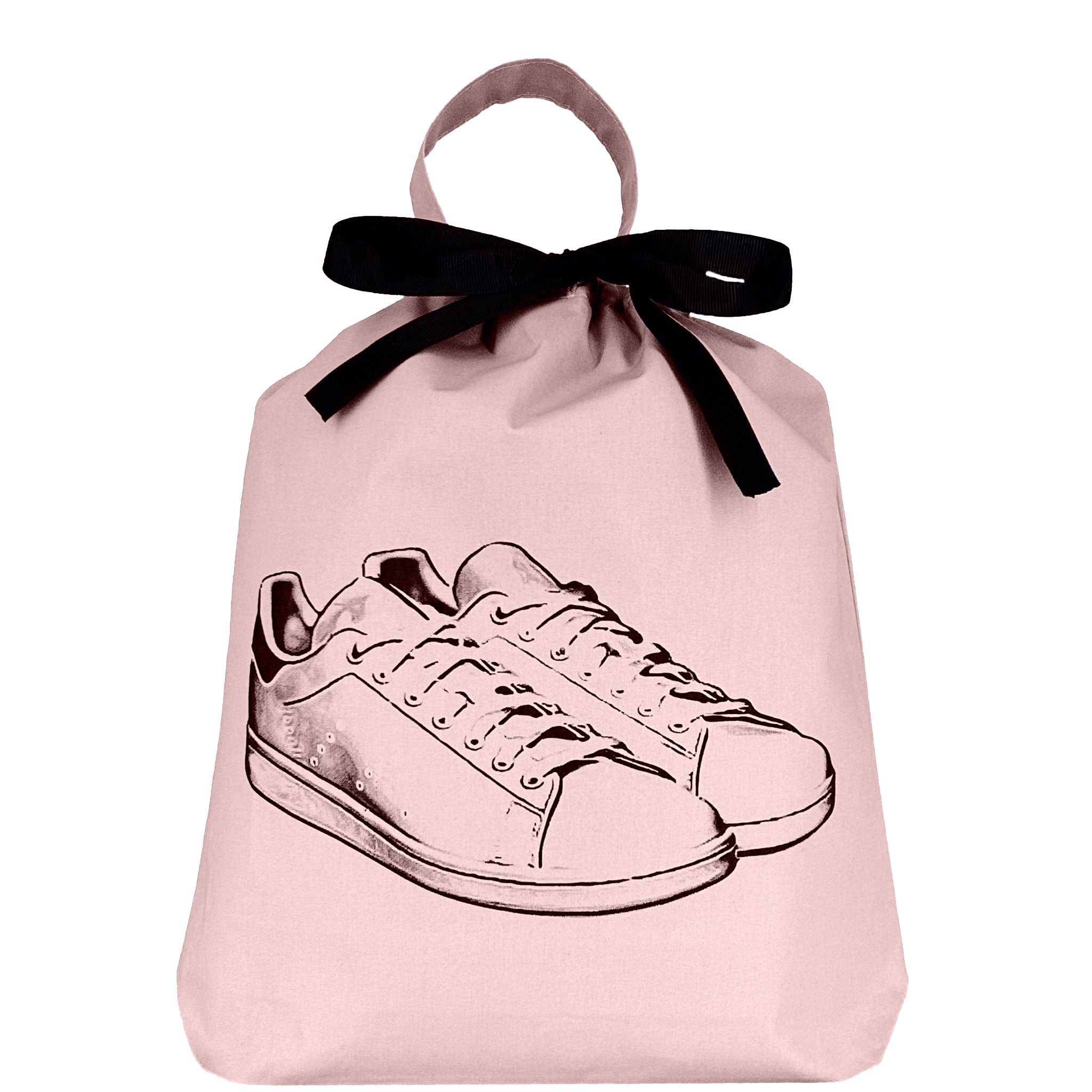 Tennis Sneaker Shoe Bag, Pink/Blush