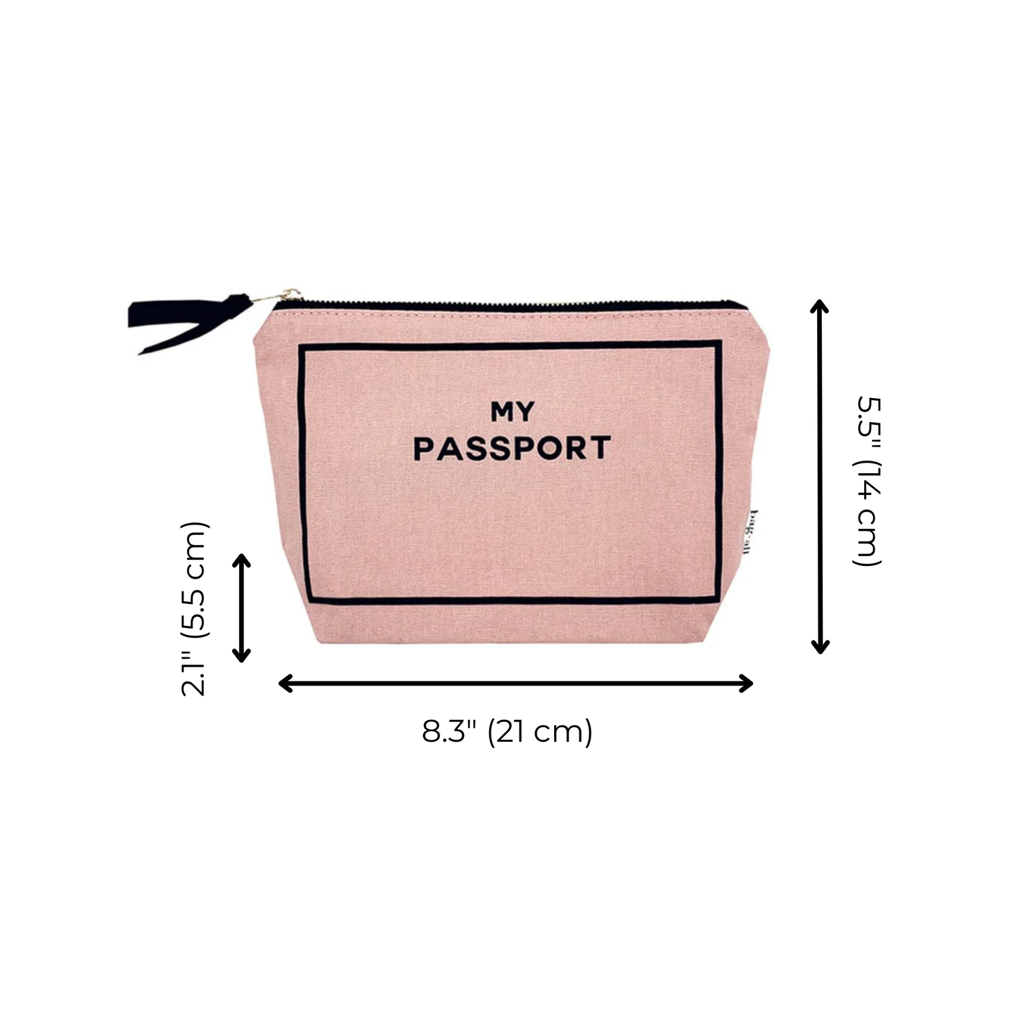 Passport Pouch, Pink/Blush | Bag-all