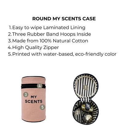 Round My Scents Case, Pink/Blush | Bag-all