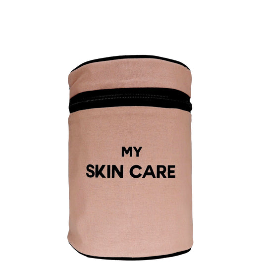 Estuche para el cuidado de la piel Round My Skin, rosa/rubor