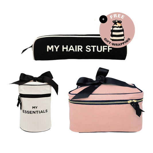 Hair & Makeup Gift Bundle, 3-set