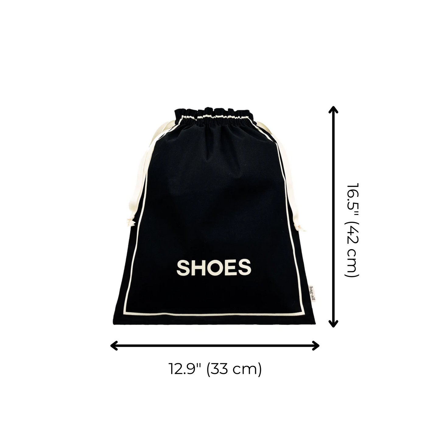 Shoe Organizing Bag, Black | Bag-all