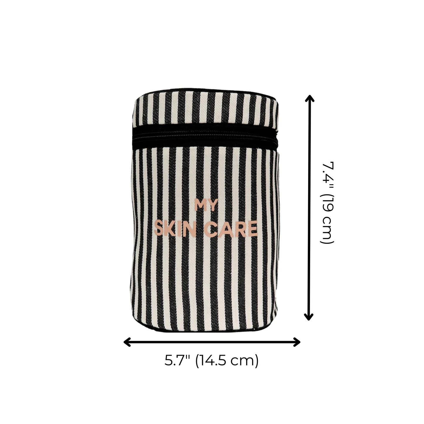 Round My Skin Care Case, Striped | Bag-all