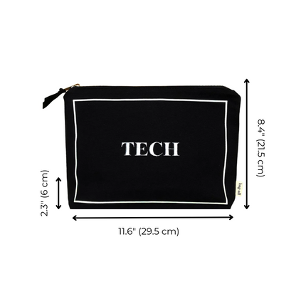 Tech Pouch, Black | Bag-all