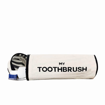 Toothbrush Travel Case, Coated lining, Packing Organizer, Cream - Bag-all