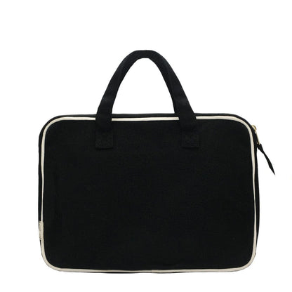 Laptop Case 13", Handle & Charger Pocket, Black | Bag-all