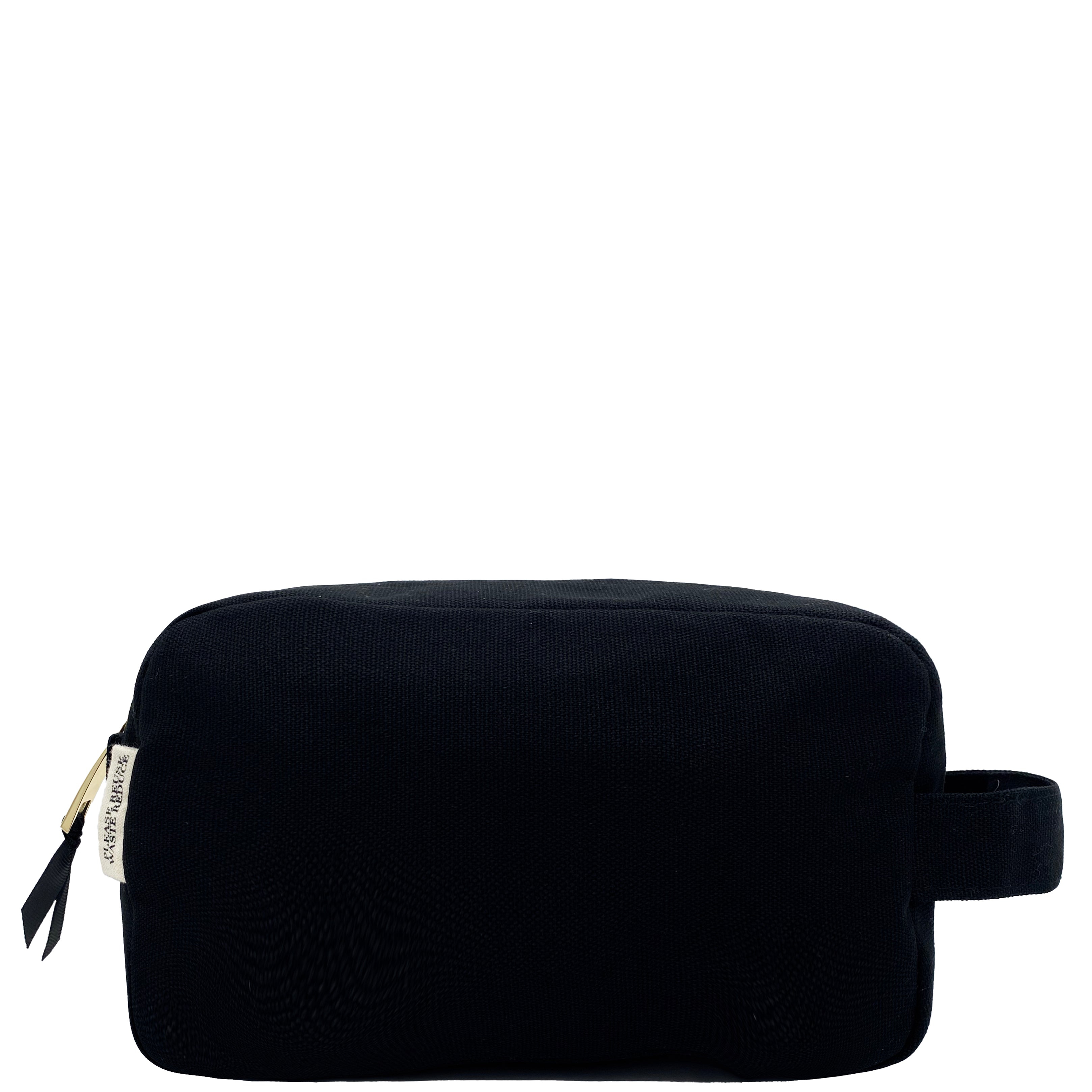 NEW online COACH Boxy Zip Up Cosmetic Toiletry Bag Pouch Black