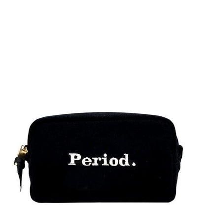 Stylish Sanitary Pouch, Black - Bag-all