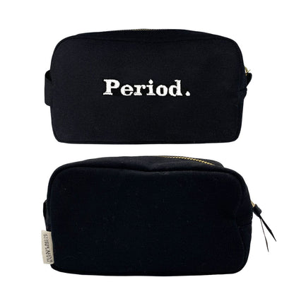 Stylish Sanitary Pouch, Black - Bag-all