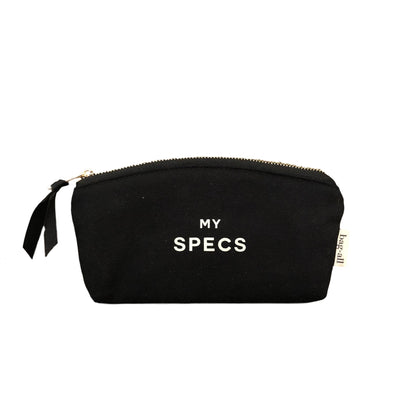 Specs Black Glasses Case "MY SPECS" printed on front