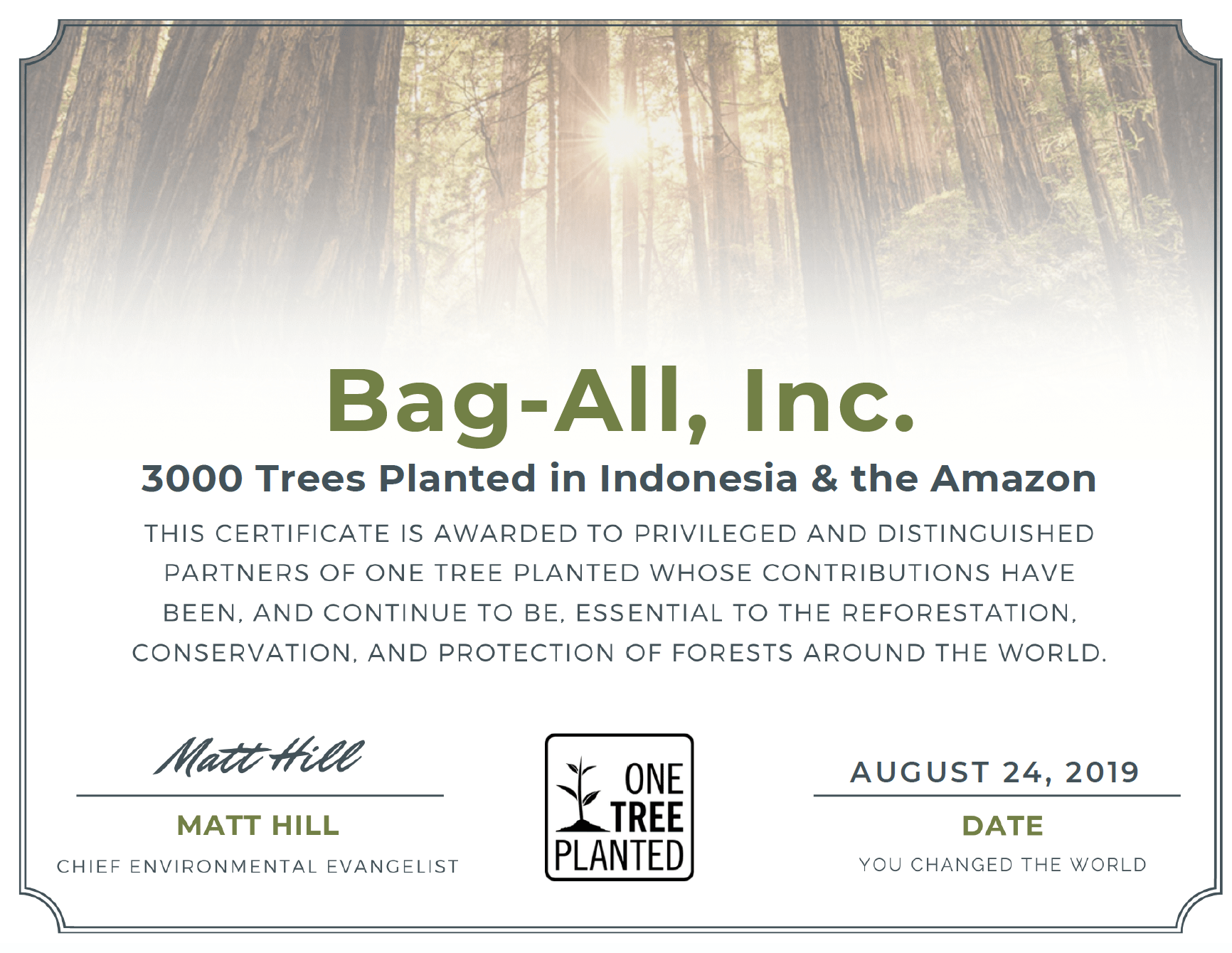 Plant a Tree - Bag-all