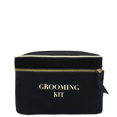 Grooming Kit Box, Laminated, Personalized, Black - Bag-all