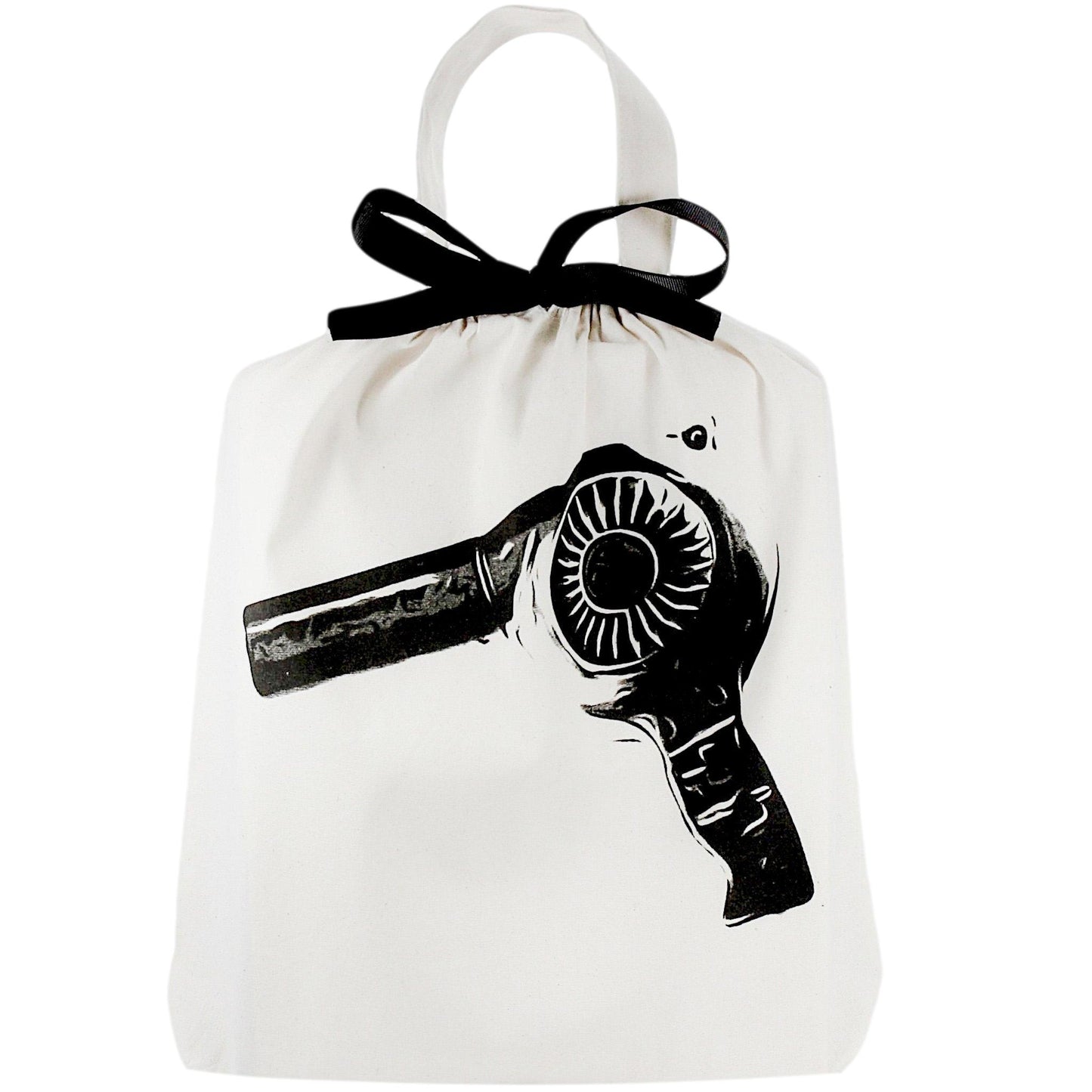 Travel organizing bag for hair dryer. 