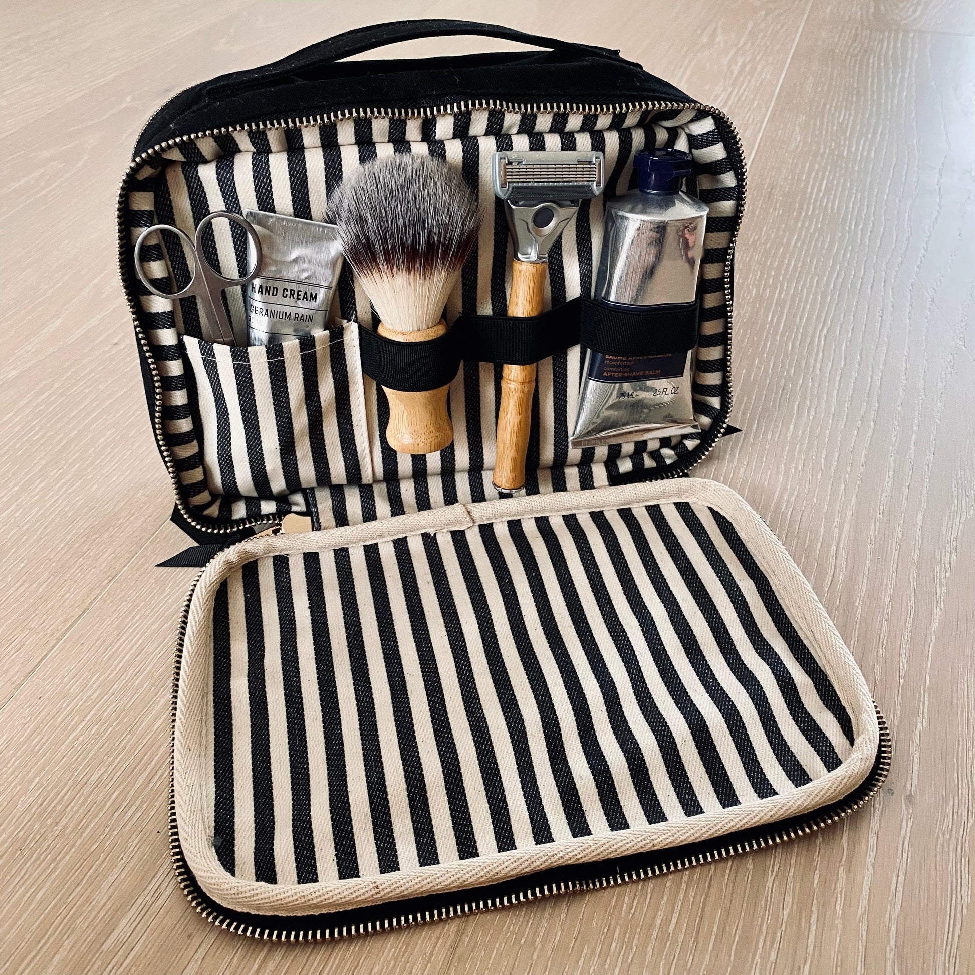 Double Toiletry/Beauty Case, Black - Bag-all