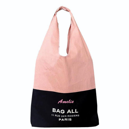 Monogrammed bag all two tone tote bag. 